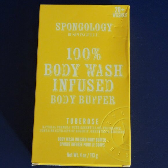 SPONGOLOGY by Spongellé TUBEROSE Body Wash Infused Body Buffer - Picture 4 of 10